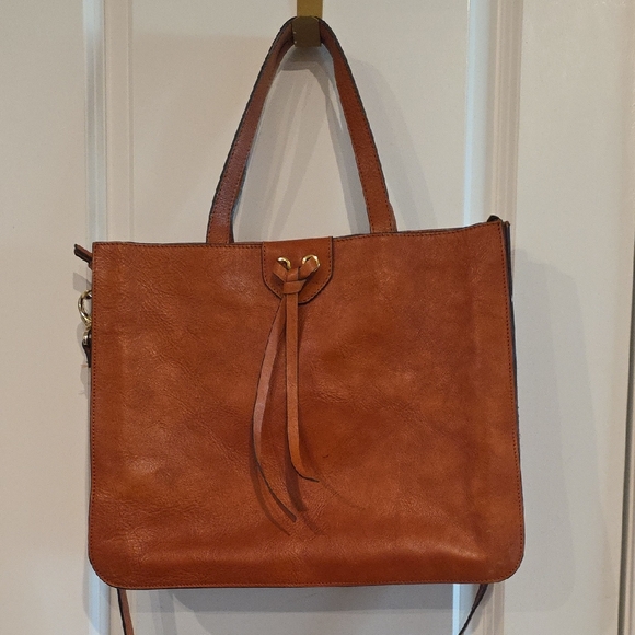 A. Bellucci  Leather Tote Bag - Picture 1 of 15